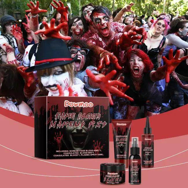 Spooky Fake Blood Makeup Kit for Dramatic Looks - Estalios