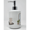 Red Fawn Boxer Ceramic Soap Dispenser for Stylish Decor - Estalios