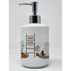 Red Fawn Boxer Ceramic Soap Dispenser for Stylish Decor - Estalios