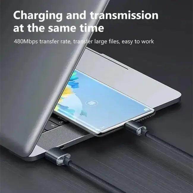 Reinforced 120W USB-C Cable for Fast Charging Redmi Note - Estalios