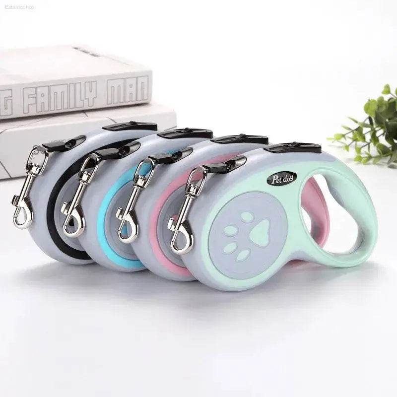 Retractable 3m 5m Nylon Dog Leash for Small Pets - Estalios