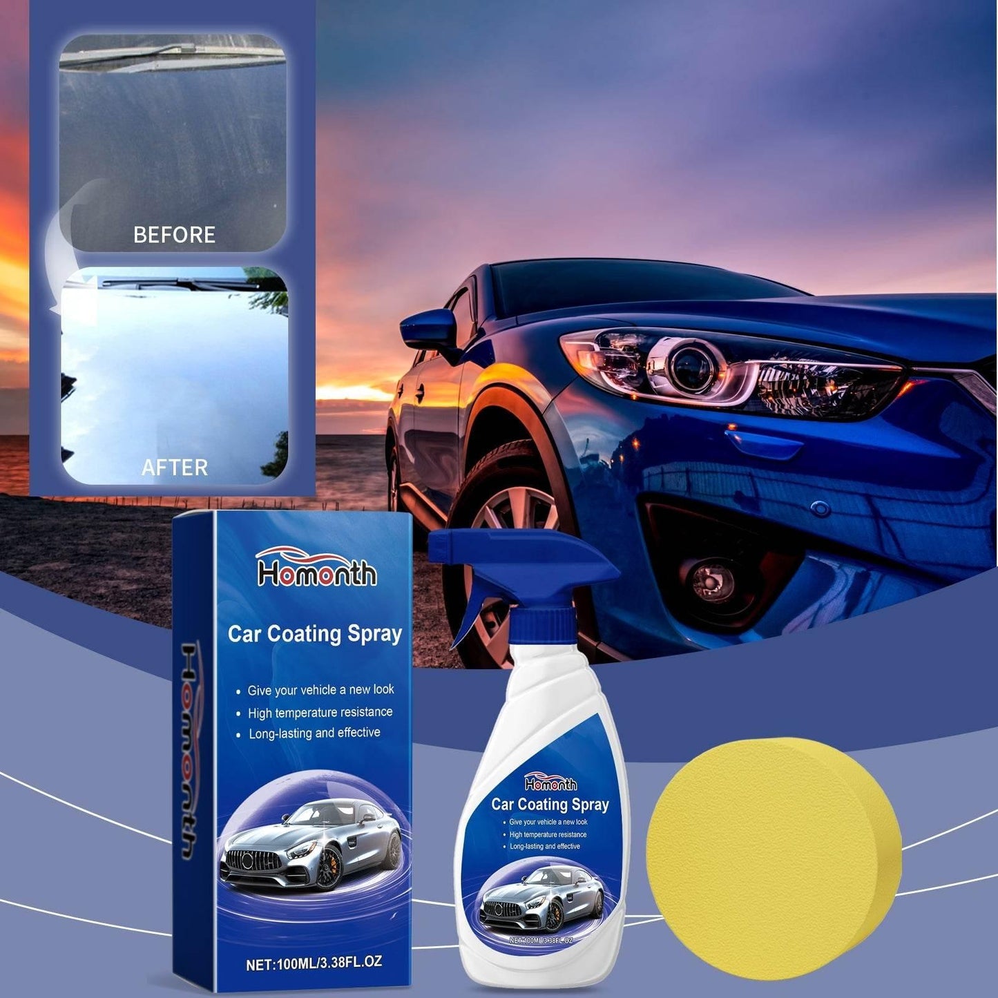 Rev Up Your Ride with the Ultimate Car Coating Spray Set - Estalios