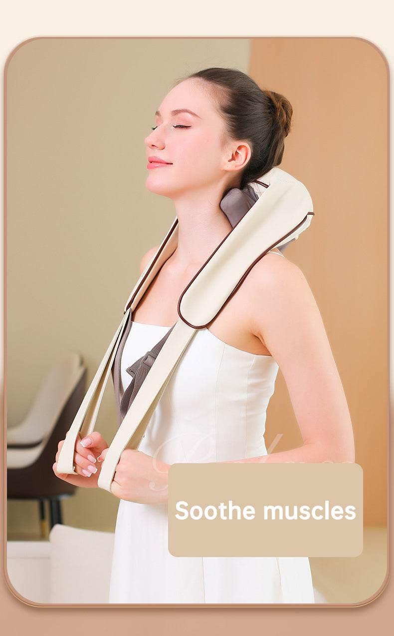Revitalize and Unwind with Our Heated Neck Shoulder Massager - Estalios