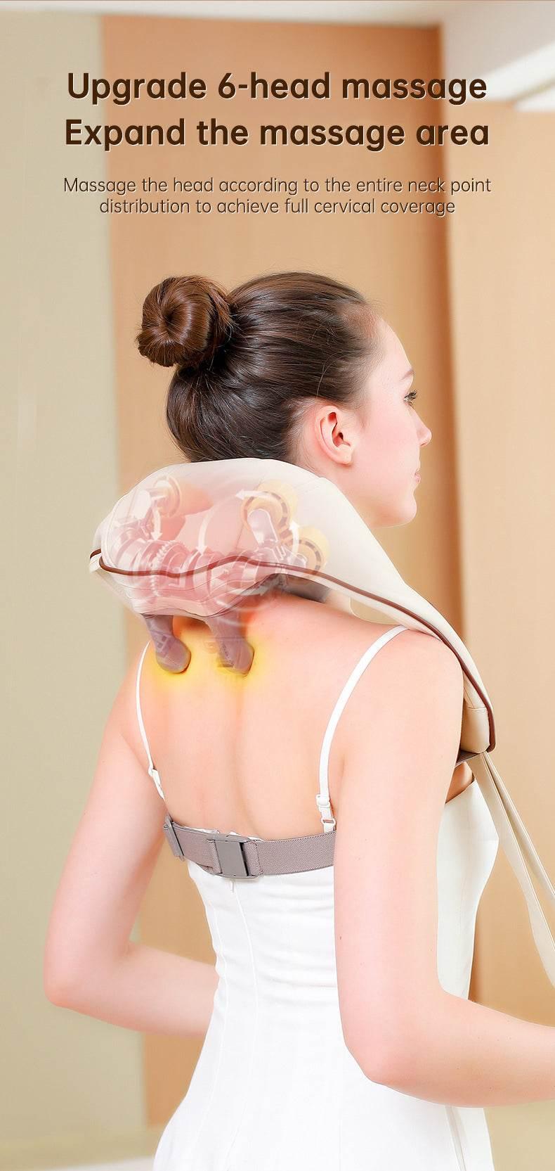 Revitalize and Unwind with Our Heated Neck Shoulder Massager - Estalios