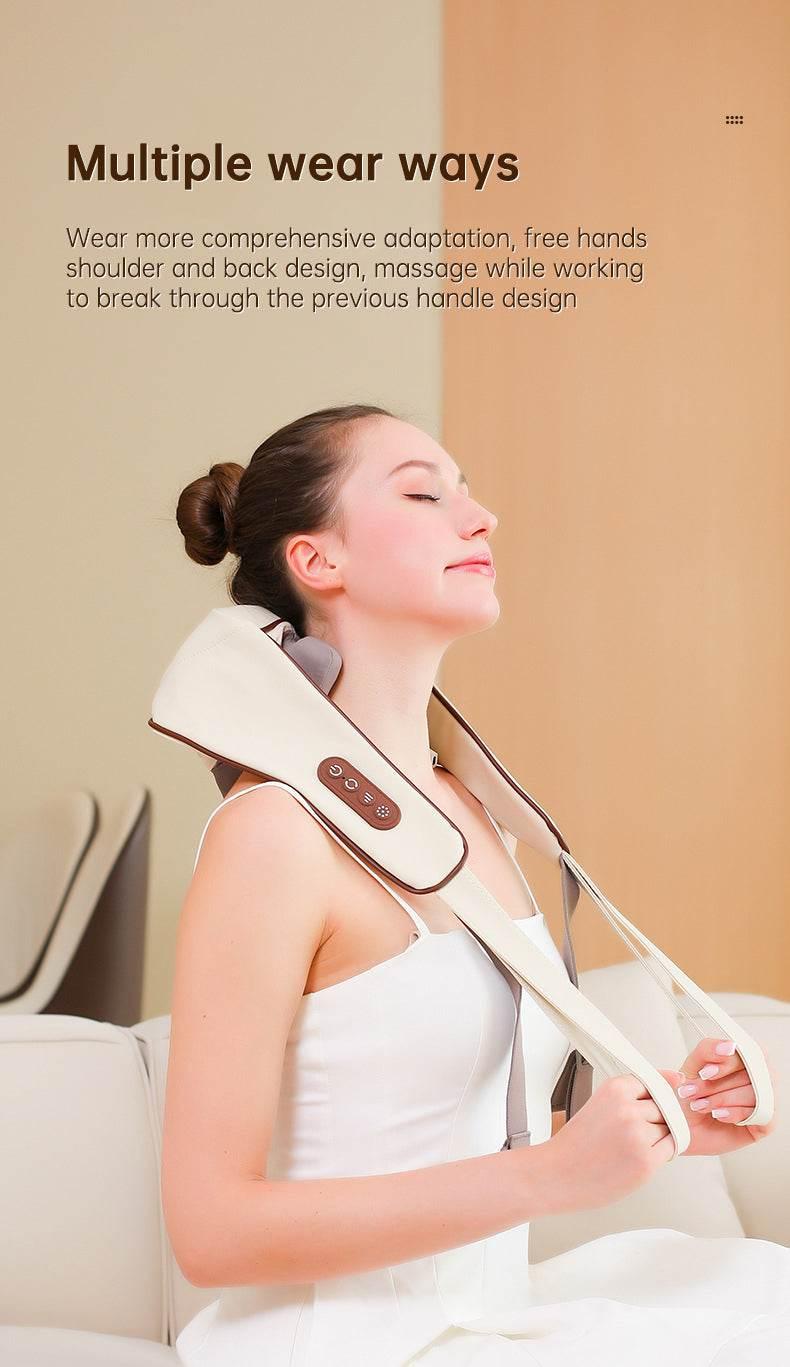 Revitalize and Unwind with Our Heated Neck Shoulder Massager - Estalios