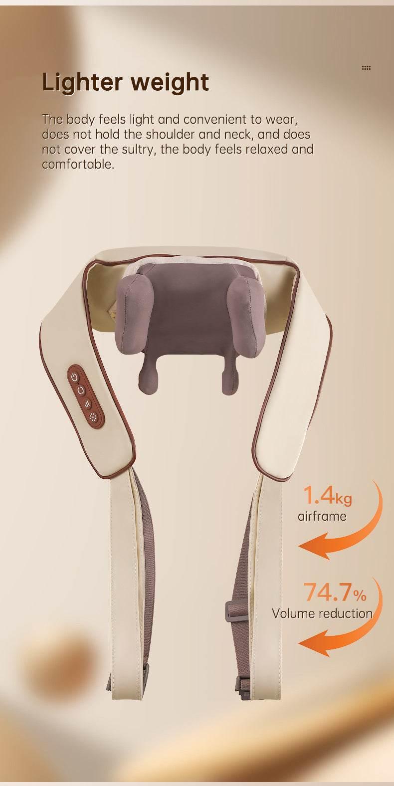 Revitalize and Unwind with Our Heated Neck Shoulder Massager - Estalios