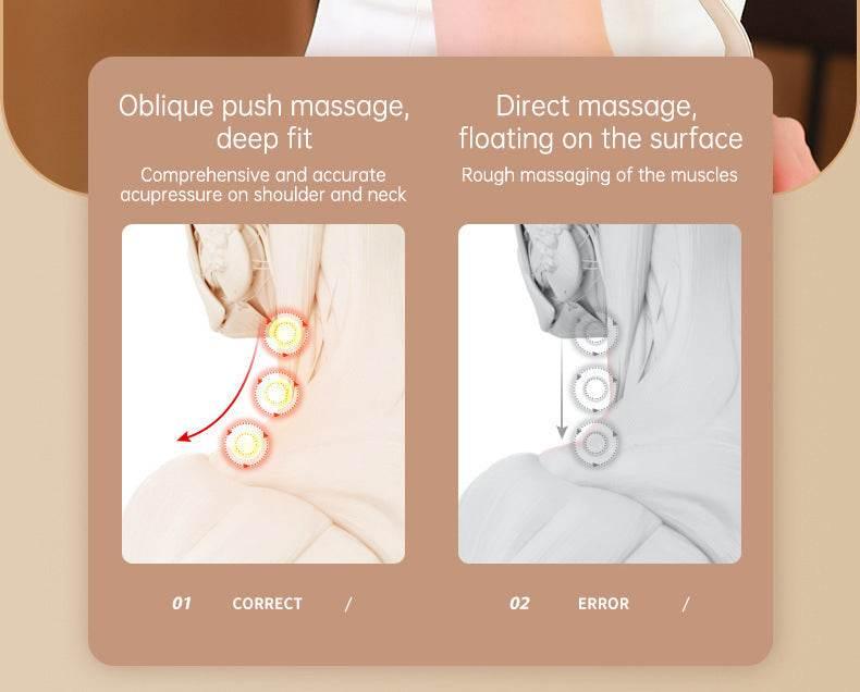 Revitalize and Unwind with Our Heated Neck Shoulder Massager - Estalios