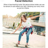 Phone holder with facial detection.