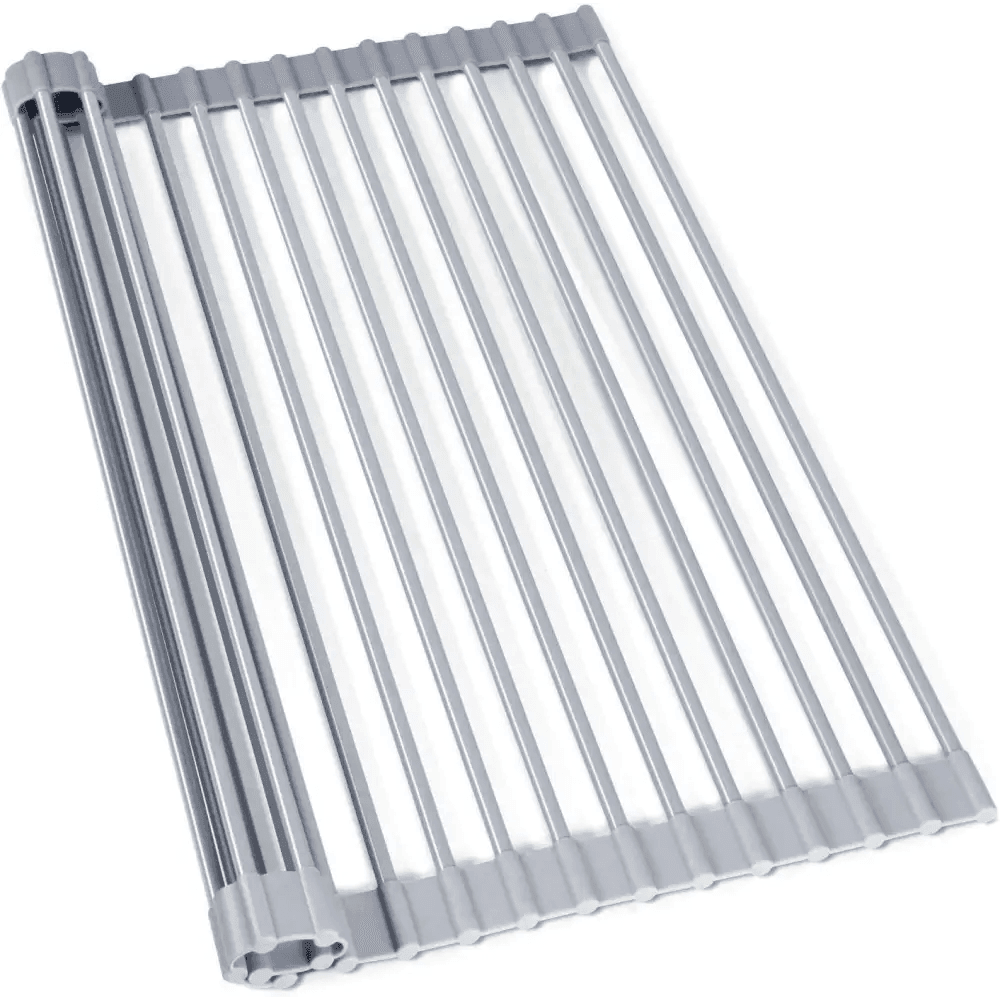 Roll Up Dish Drying Rack Over The Sink Kitchen Drainer - Estalios