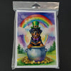 Rottweiler St Patrick's Day Greeting Cards Pack of 8 - Estalios