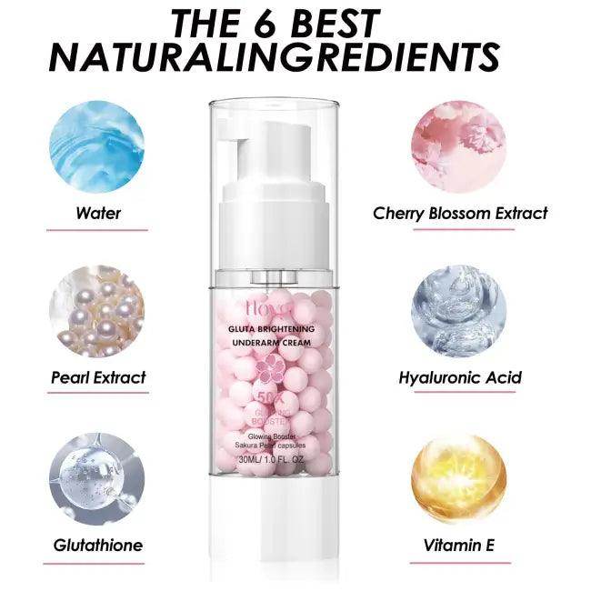 Pump Your Glow with Sakura Gluta Brightening Cream - Estalios