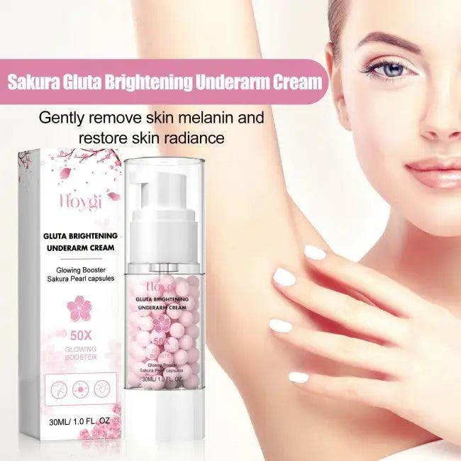 Pump Your Glow with Sakura Gluta Brightening Cream - Estalios