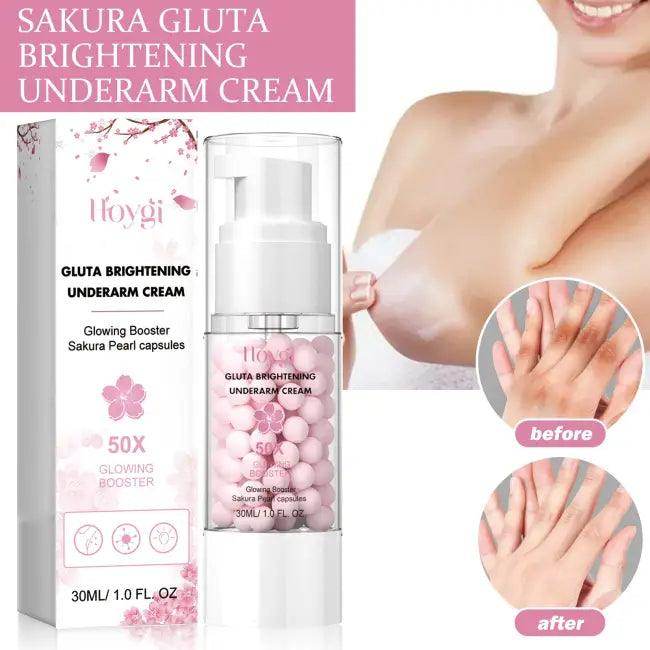 Pump Your Glow with Sakura Gluta Brightening Cream - Estalios