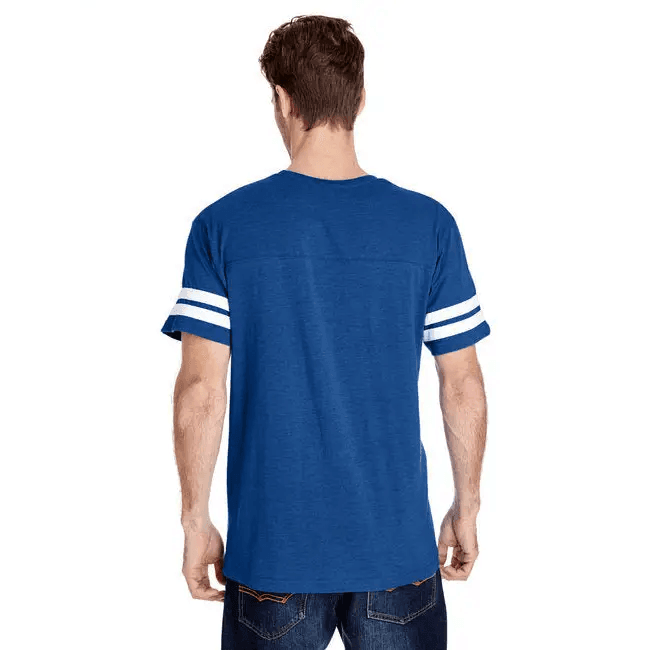 Score Big with the Blue Football Tee - Estalios