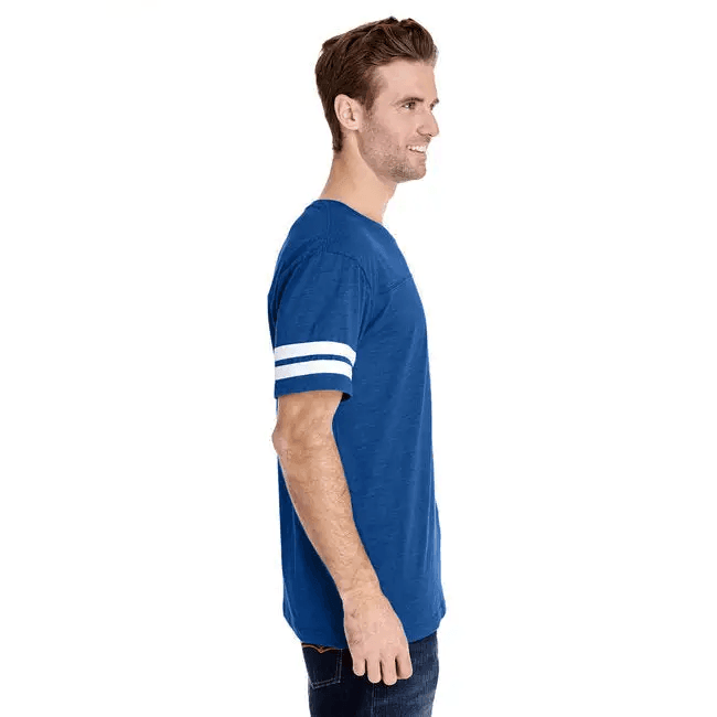 Score Big with the Blue Football Tee - Estalios