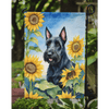 Scottish Terrier Sunflowers Garden Flag: Unleash the Scottie Sunshine! Here is the Product Description you Requested: Brighten your Outdoor Space with this Charming - Estalios