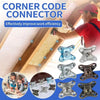 Metal corner code connectors.