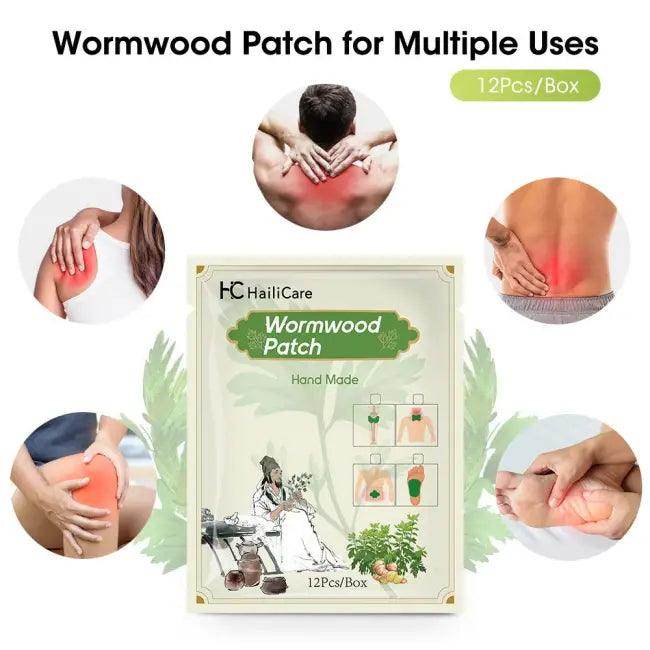 Wormwood Lumbar Patch for Quick Natural Pain Relief - Estalios