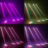 SHEHDS 10W Mini RGBW Moving Head Stage Lights for Events - Estalios