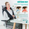 Shiatsu Neck and Shoulder Massager Heated Deep Kneading Pillow - Estalios