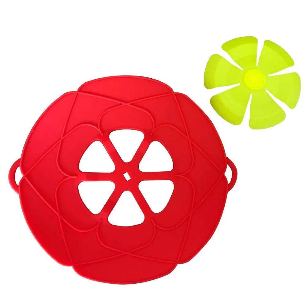 Silicone Spill Proof Lid For Household Kitchens Flower Shaped - Estalios