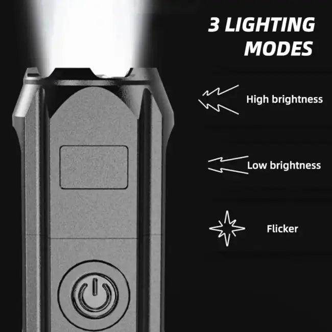 Light Up Your Night with Waterproof Tactical Flashlight - Estalios