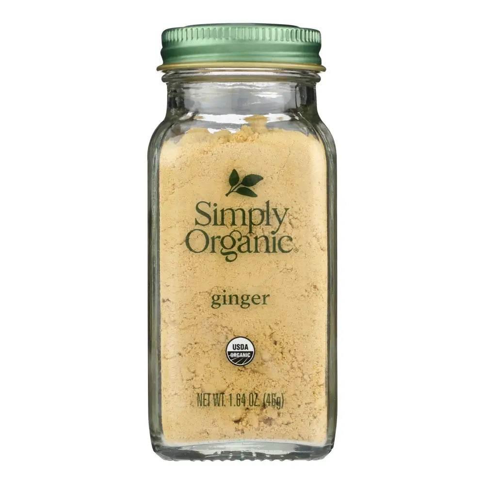 Simply Organic Ginger Organic Case of 6 for Flavorful Cooking - Estalios