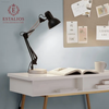 Sleek Modern Architect Desk Lamp - 20" Metal Design in Black and Gray Colorblock