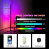 RGB Corner Floor Lamp with App & Remote Control - Dimmable Mood Lighting for Living and Gaming Rooms
