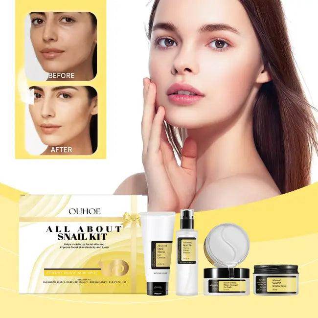 Snail Skincare Gift Box for Radiant Skin Benefits - Estalios