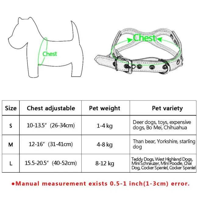 Pawsome Bold Adjustable Dog Harness for Stylish Adventures - Estalios