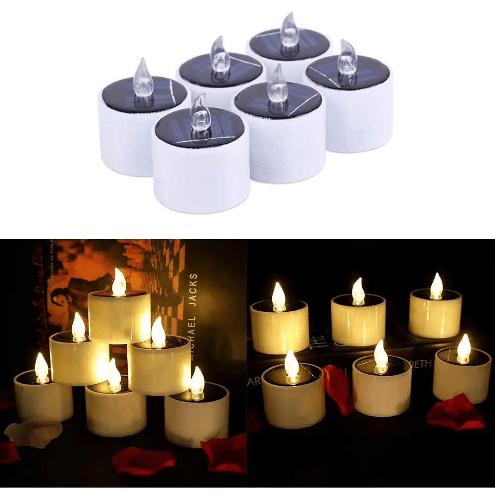 Sunlit Sparklers: Solar Candles That Dazzle Okay, here's a product description for those Sunlit Sparklers: Illuminate your space - Estalios