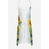 Sparkling Watercolor Apron with Dog and Sunflower Delight - Estalios