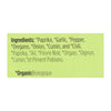 Spicely Organics Organic Taco Seasoning Case of 6 0.45 Oz - Estalios