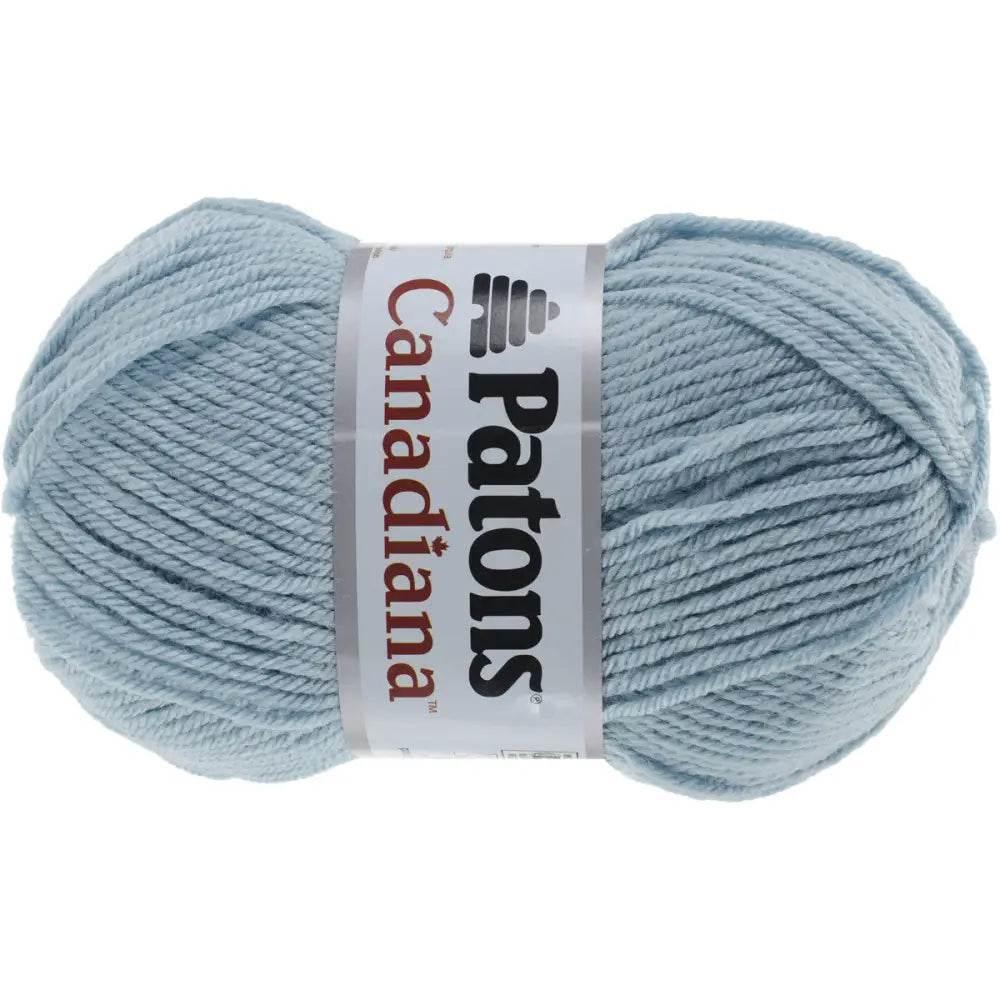 Azure Dream Yarn Unleashed! Unleash your creativity with this delightful ball of light blue Patons Canadiana yarn. Perfect for your next knitting or crochet - Estalios