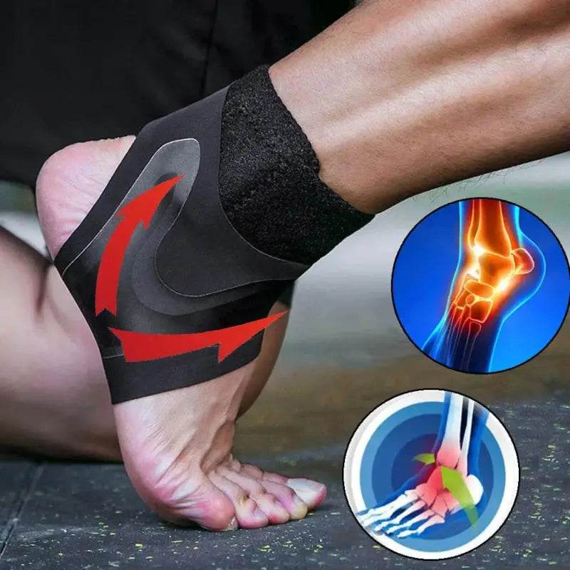 Sports Anklets Tendon Pain Relief Ankle Support Wrap - Estalios