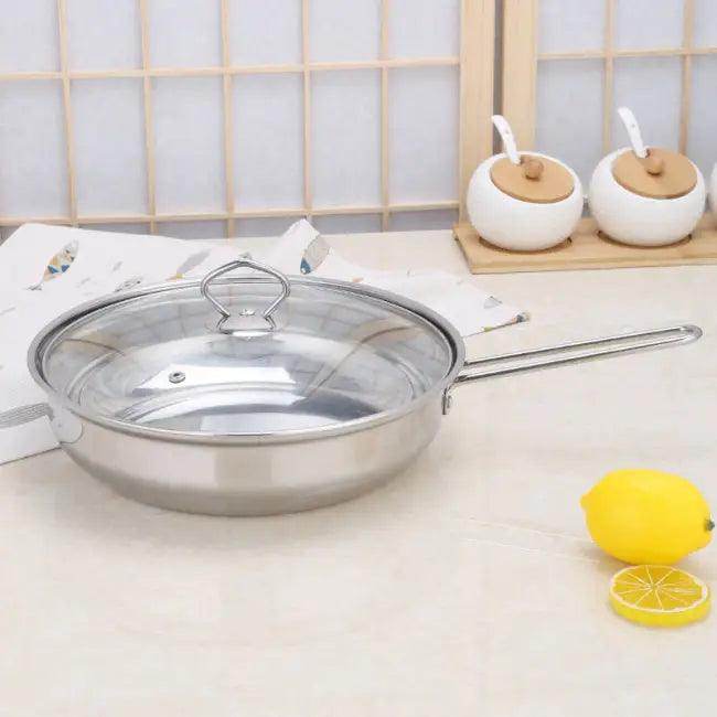 Premium Stainless Steel Cookware Set with Glass Lids - Estalios