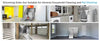 Stainless Steel Dog Bath Table with Ramp and Accessories - Estalios