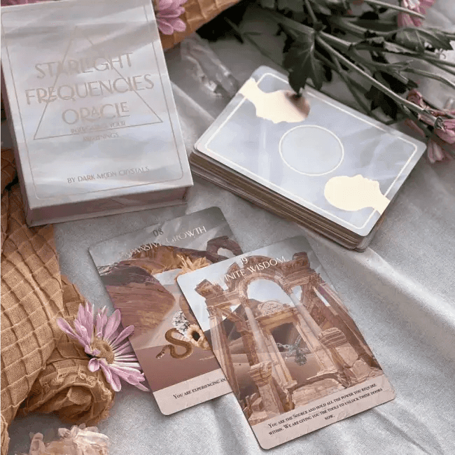 Starlight Angel Oracle Tarot Deck for Spiritual Growth - Estalios