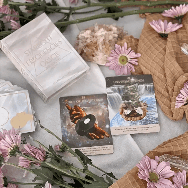 Starlight Angel Oracle Tarot Deck for Spiritual Growth - Estalios