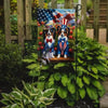Stars Stripes Doggone Delightful Dog Garden Flag Show your Patriotic Spirit and Love for your Furry Friend with this Adorable Dog-themed Garden Flag! Perfect - Estalios
