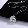 Sterling Silver S925 Four-Leaf Clover Necklace for Women - Estalios
