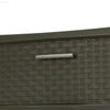 Stylish 4 Drawer Wide Woven Plastic Organizer for Home Use - Estalios