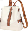 Stylish ALTOSY Genuine Leather Convertible Backpack Purse for Women - Versatile Shoulder & Crossbody Bag with Laptop Compartment - Estalios