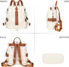 Stylish ALTOSY Genuine Leather Convertible Backpack Purse for Women - Versatile Shoulder & Crossbody Bag with Laptop Compartment - Estalios