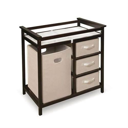 Stylish Apparel, Trendy Footwear, Chic Handbags & More for All
Baby Changing Table with 3 Baskets and Hamper in Espresso - Estalios