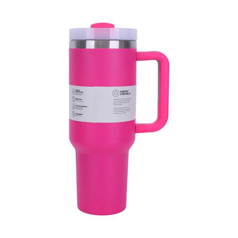 Stylish Apparel, Trendy Footwear & Quality Essentials for Everyone
40 Oz Insulated Tumbler with Straw, Handle & Lid - Stainless Steel, Hot & Cold Drinks, Fits Car Cup Holders - Estalios
