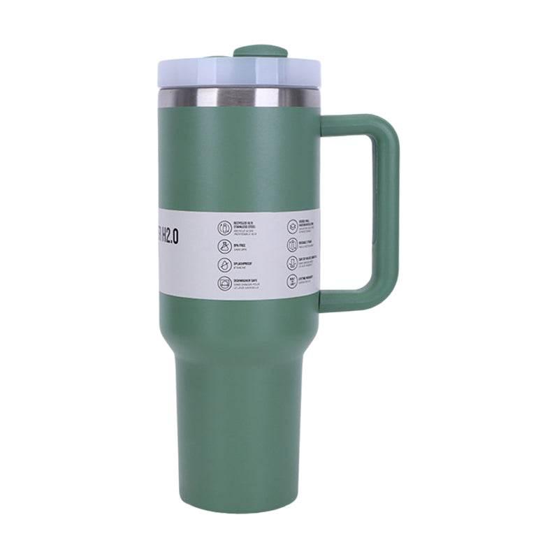 Stylish Apparel, Trendy Footwear & Quality Essentials for Everyone
40 Oz Insulated Tumbler with Straw, Handle & Lid - Stainless Steel, Hot & Cold Drinks, Fits Car Cup Holders - Estalios