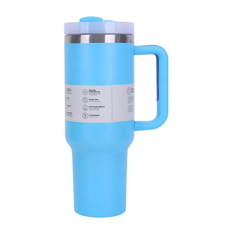 Stylish Apparel, Trendy Footwear & Quality Essentials for Everyone
40 Oz Insulated Tumbler with Straw, Handle & Lid - Stainless Steel, Hot & Cold Drinks, Fits Car Cup Holders - Estalios