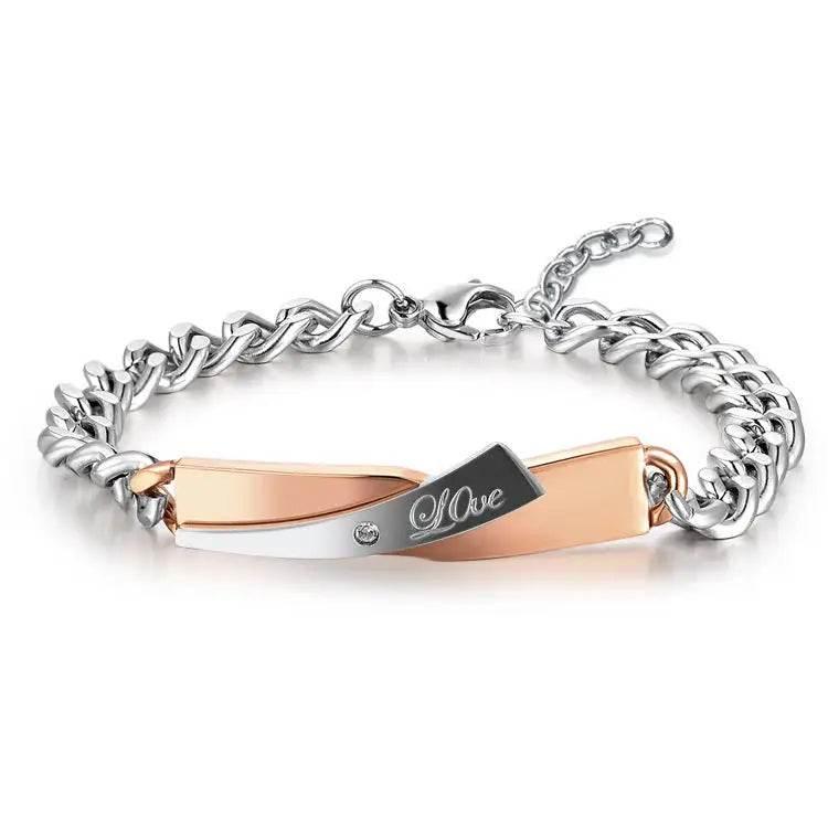 Twisted Fate Bracelet: Ignite Your Connection - Estalios